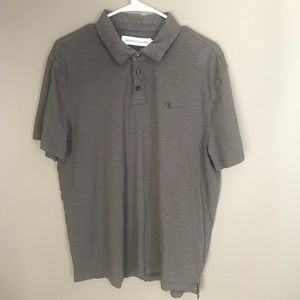 Men’s Calvin Klein slub knit polo Size L
